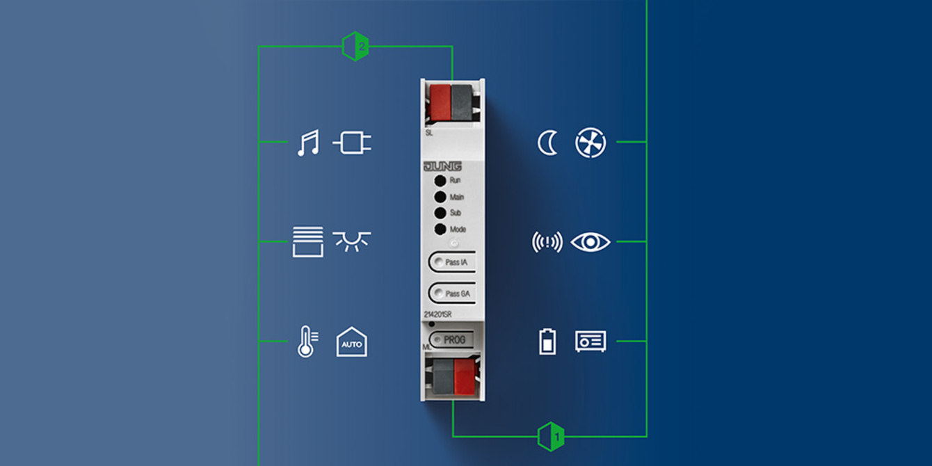 KNX Bereichs- und Linienkoppler bei Elektro Raab GmbH & Co.KG in Leutershausen